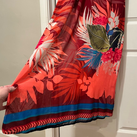 Express Tropical Floral Maxi Dress - Picture 3 of 15